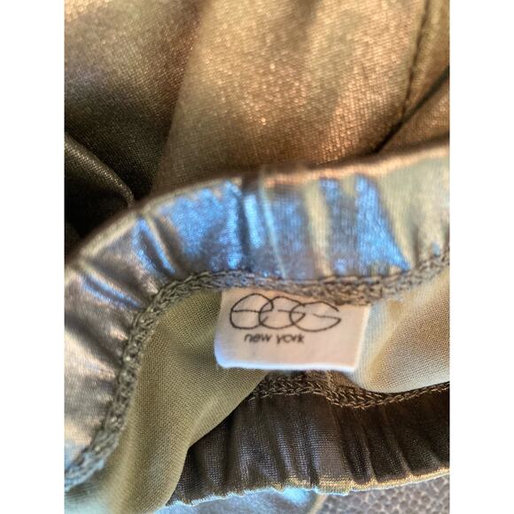 EGG Silver Pants Disco Party Time ~ Sz 5 ~ Fun Girls Only! Susan Lazar New York - Picture 4 of 6
